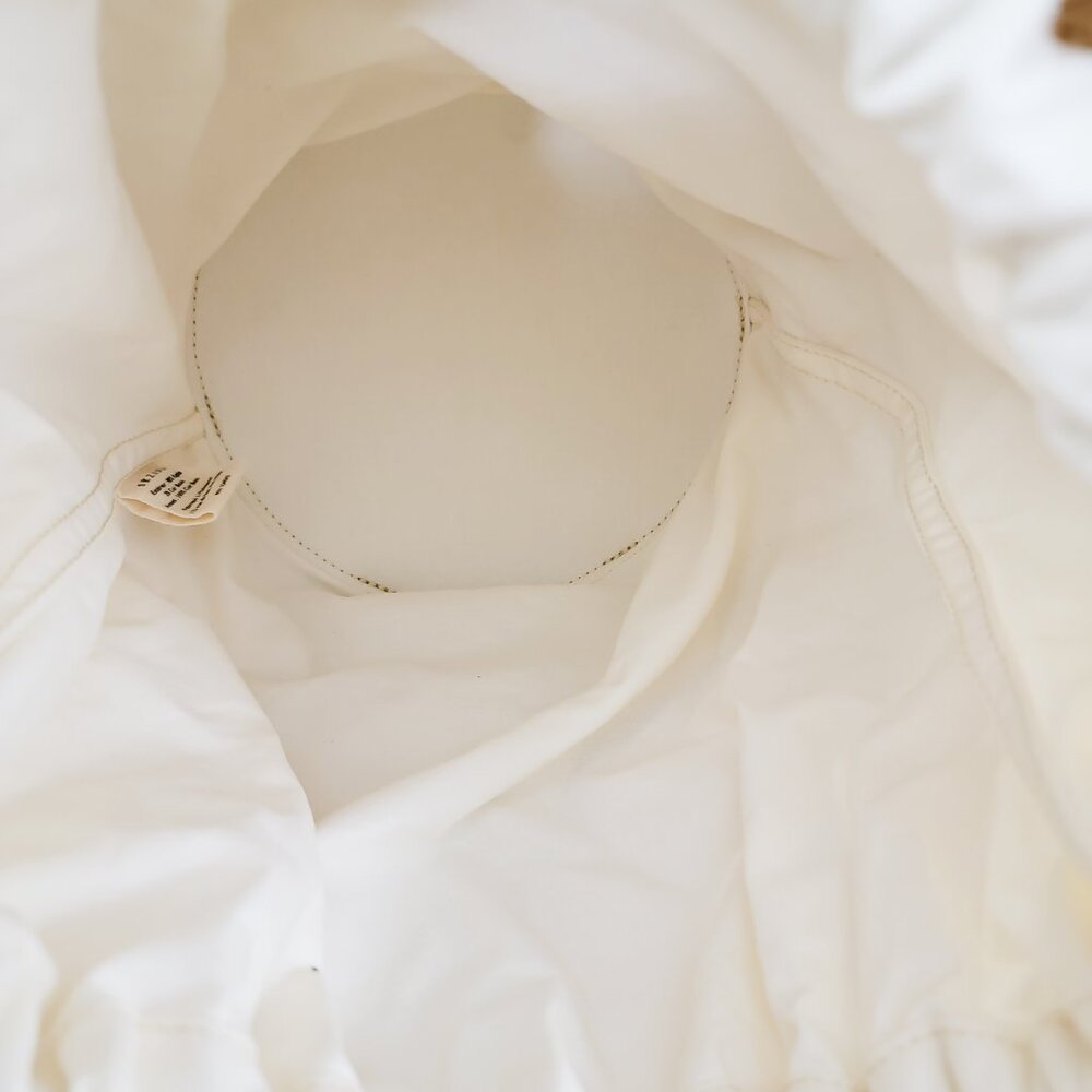 Sezane Justine Basket Bag in Natural Raffia - Picture 10 of 11